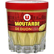 Moutarde de Dijon U verre whisky Elisa 31cl 280g