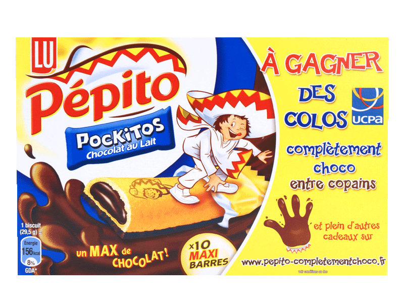 Pepito pockitos au Chocolat au Lait