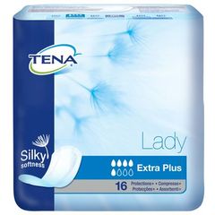 Serviette incontinence extra + silky softness Tena Lady x16