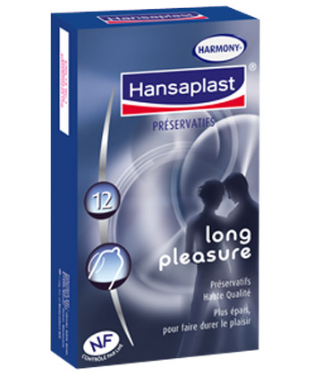 Preservatifs Long Pleasure HANSAPLAST, 12 unites