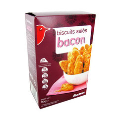 Auchan biscuits sales bacon 90g