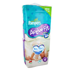 Pampers active fit geant 7/18kg x50 maxi taille 4