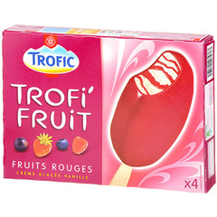 Batonnet Trofi Trofi'fruit Fruit rouges x4 400ml
