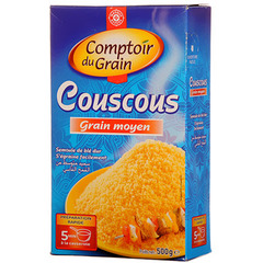 Couscous Comptoir du Grain Grain moyen 5x100g