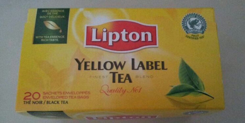 Thé Lipton Yellow, 20 sachets 40g