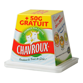 Fromage chevre frais Chavroux 48%mg 150g