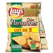 chips paysanne 2x150g lay's