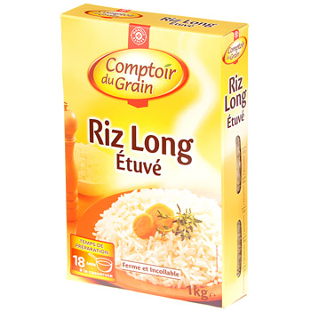 Riz Comptoir du Grain long Etuve 1kg