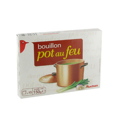 Auchan Bouillon pot au feu 15 tab 150g
