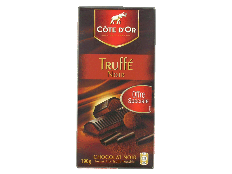 Chocolat noir Truffe intense