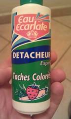 Eau Ecarlate - 91 - Détacheur SOS Taches Colorées - Flacon 100 ml - Lot de 3