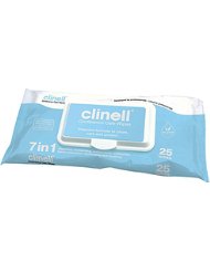 NRS Healthcare Clinell Paquet de 25 lingettes pour incontinence