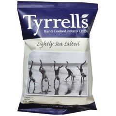 Tyrrell's, Chips de pommes de terre, salees au sel de mer, le sachet de 40g