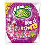 Assortiment de bonbons red bomb extra acide LUTTI, sachet de 145g