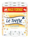 Le Trèfle - 407728 - Papier Toilette - Camomille - 24 Rouleaux - 