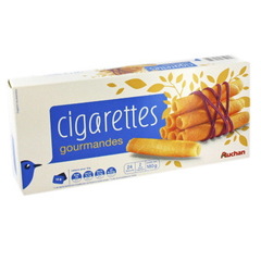 Auchan cigarettes gourmandes 180g