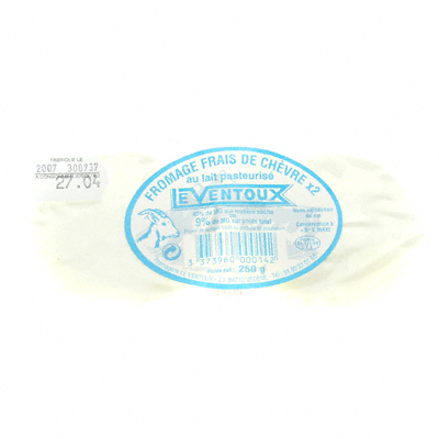 Fromage de chevre frais Le Ventoux 40%mg 2x125g