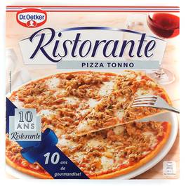Pizza à la tomate, thon et fromage - 10 ans - 355g