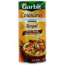Garbit couscous cylindre poulet merguez 1.25kg