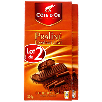 Chocolat praline fondant lait PROMO : -30%