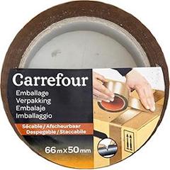 Adhésif emballage sécable Carrefour
