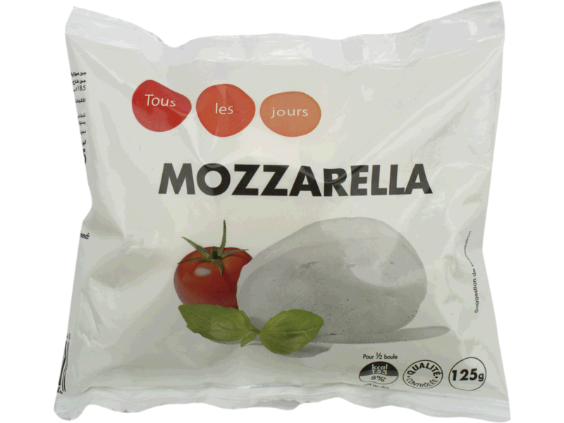 Mozzarella 16%mg 125g