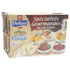 Yaourts fruits Delisse Specialites gourmandes 12x125g