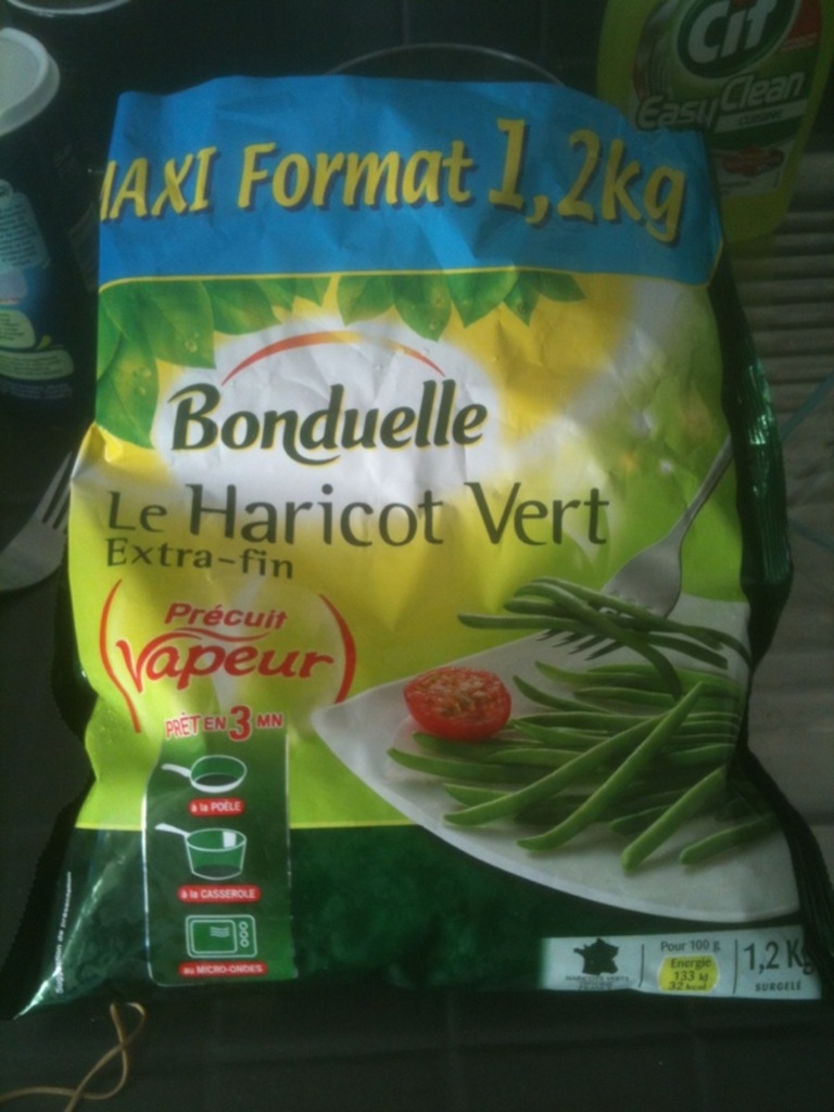 Haricots verts Bonduelle Extra-fins 1,2kg