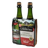 Cidre normand Les Goelleries Brut 4.5% - 2x75cl