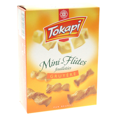 Biscuits Tokapi Mini-flutes Emmental 100g