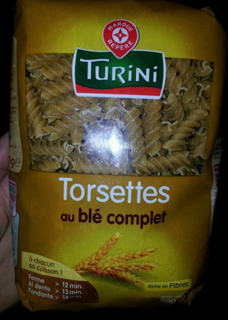Pâtes Torsette complète Turin 500g
