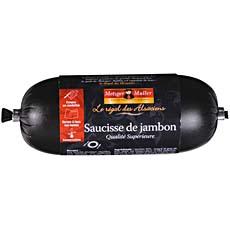Saucisse de jambon METZGER MULLER, 250g