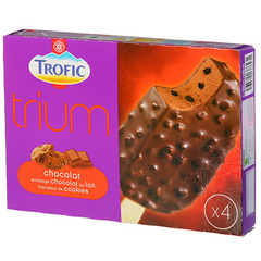 Glace Trofic Trium chocolat 4x100ml