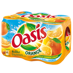Oasis orange Canette 6x33cl