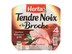 Jambon tendre noix Herta A la broche 4 tranches 160g