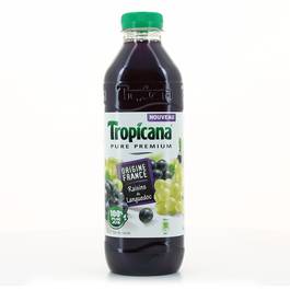 Tropicana pur jus de raisin du languedoc 1l