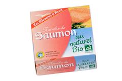 Les Mouettes d'Arvor Saumon au Naturel Bio 160 g - Lot de 2