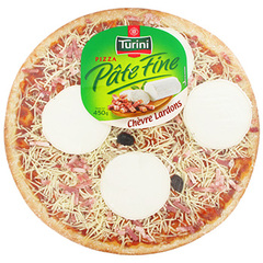 Pizza chevre lardons Turini 450g