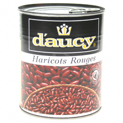 Haricots rouges D'AUCY, 500g