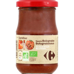 Sauce tomate bolognaise, a la viande de boeuf, bio