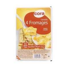 Cora ravioli 4 fromages 300 g