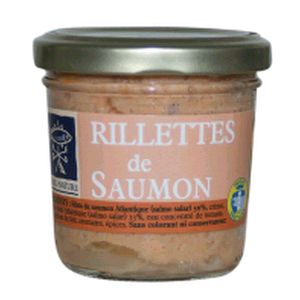 Rillettes de saumon GROIX ET NATURE, 100g