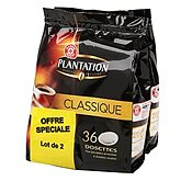 Café classique Plantation 36 dosettes lot de 2x250g