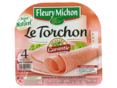 Jambon bio Fleury Michon Découenné - 4 tranches - 120g