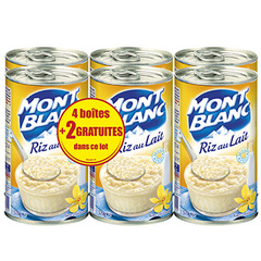 Riz au lait Mont Blanc 4x570g