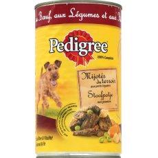 Aliment pour chien Bouchees en Sauce boeuf, legumes et pates PEDIGREE, 1,2kg