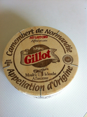 Camembert AOP lait cru 22%mg pyrogravé GILLOT 250g