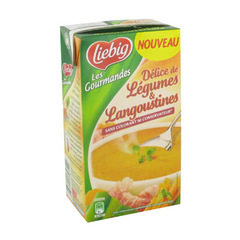 Soupe delices Liebig Legumes et langoustines 1l
