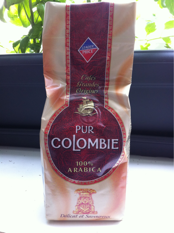 Café moulu Colombie pur arabica 250g