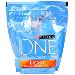Croquettes pour chat Light Purina ONE, 450g